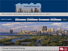 Tablet Screenshot of furnishedchicago.com